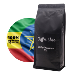 Кофе в зернах Ethiopia Sidamo - 250 гр.