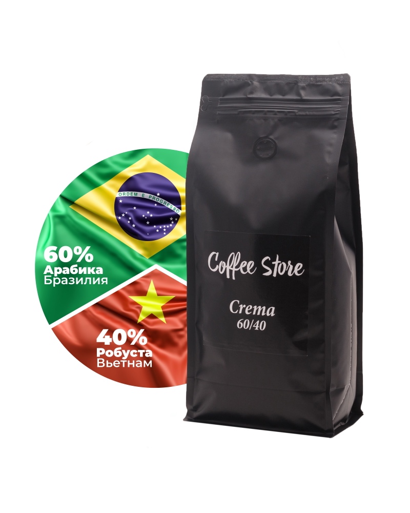 Кофе в зернах Crema - 250 гр.