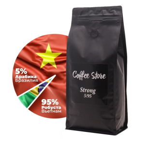 Кофе в зернах Strong - 250 гр.
